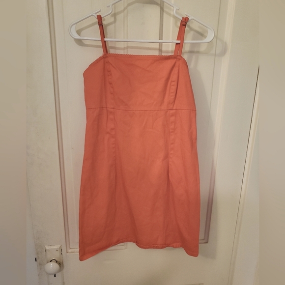 wild fable Dresses & Skirts - Coral Scalloped Stitch Summer Dresd